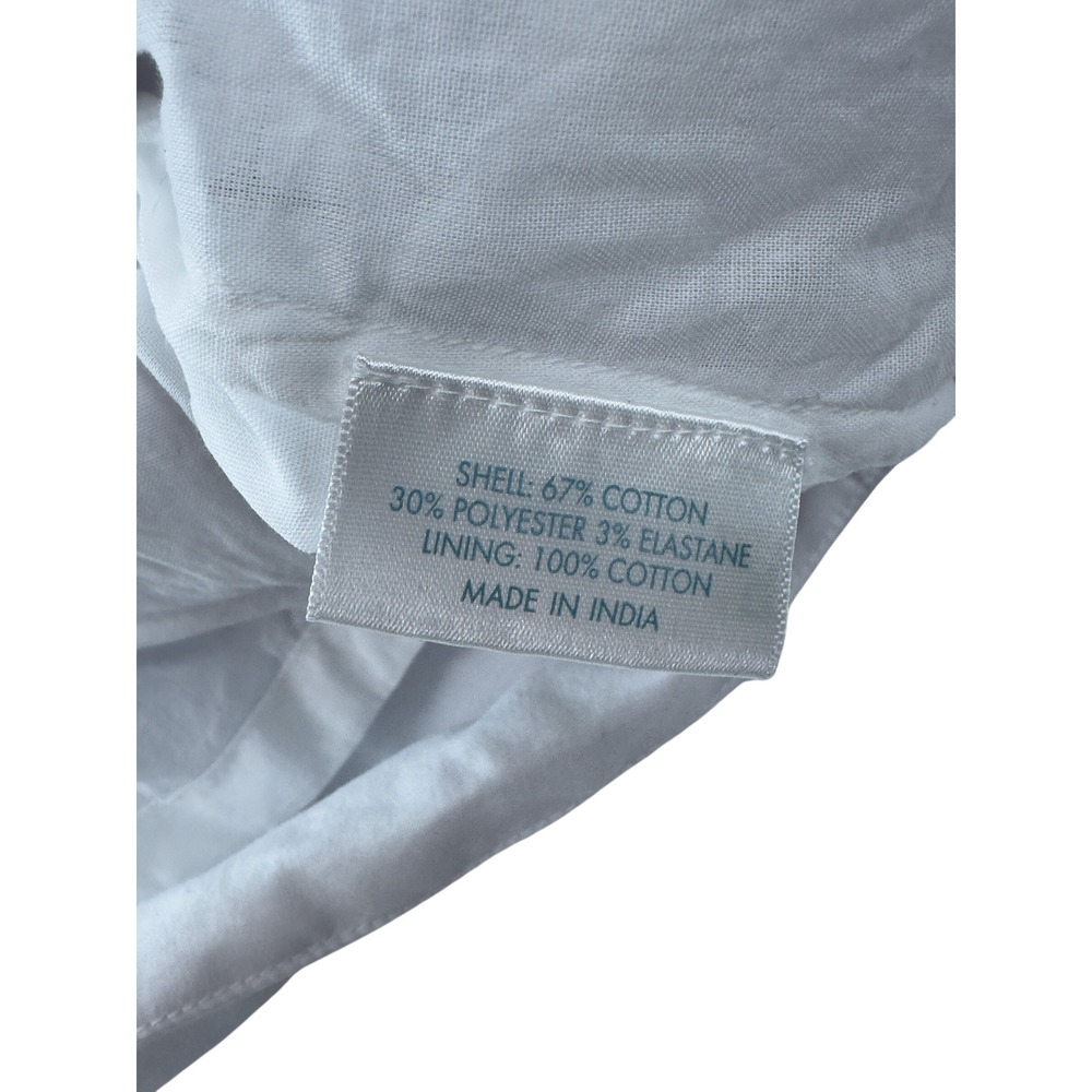 LAKE Pajamas Brunch Dress White Cotton Blend Small - Picture 6 of 8